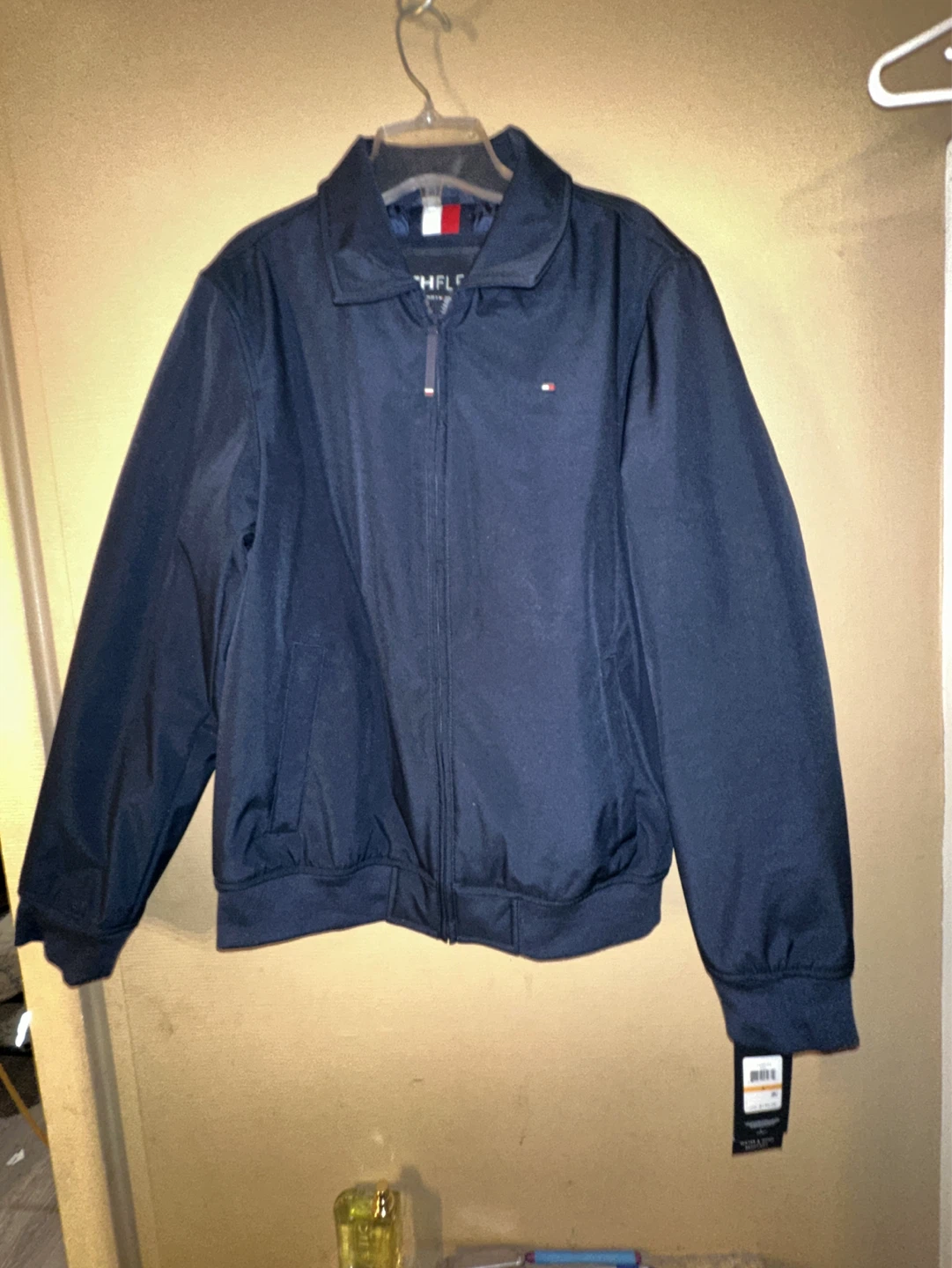 Tommy Hilfiger Men's Navy Water & Wind Resistant Jacket
