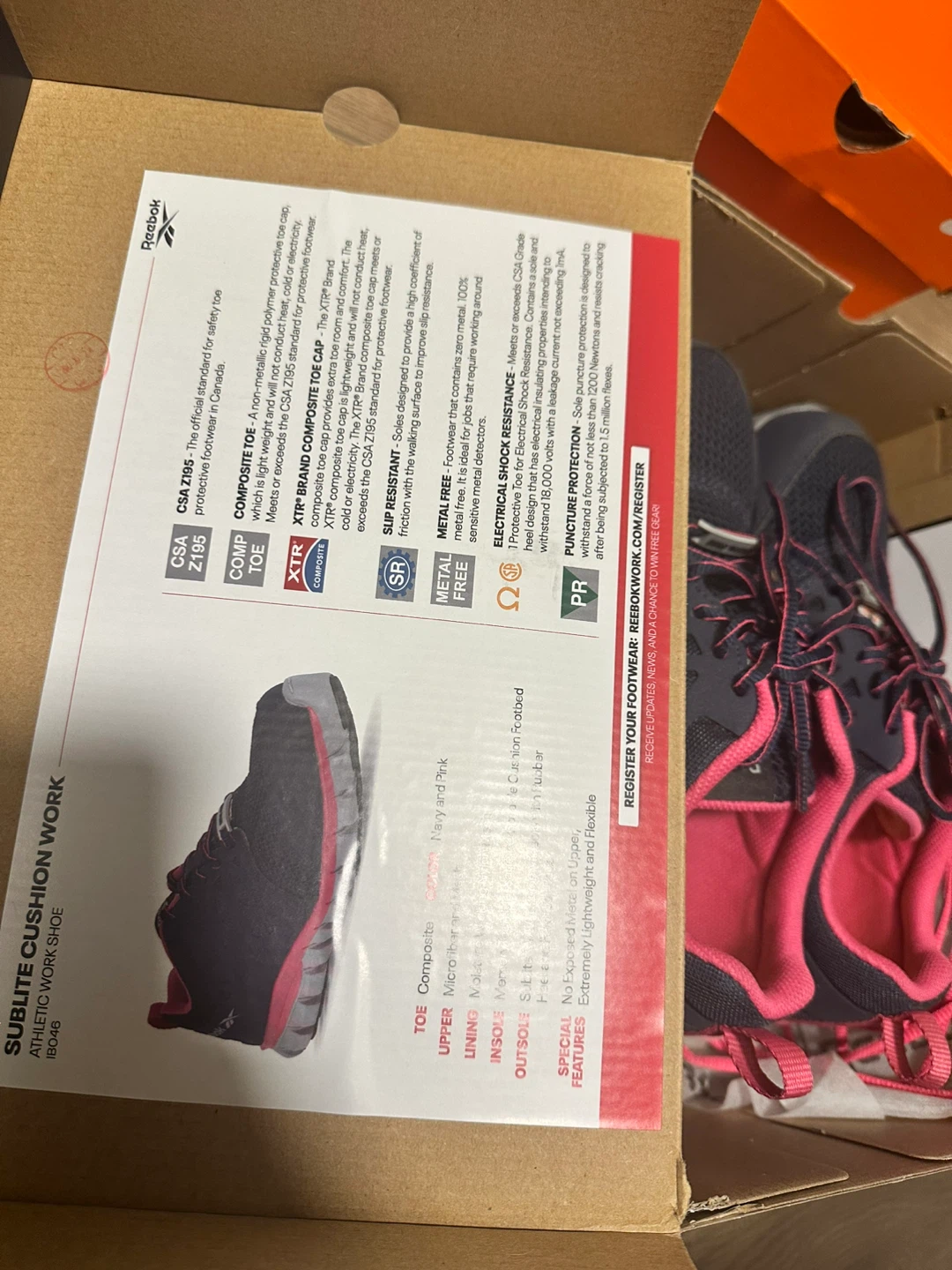 Reebok Sublite Cushion Work Athletic Shoes - photo 2