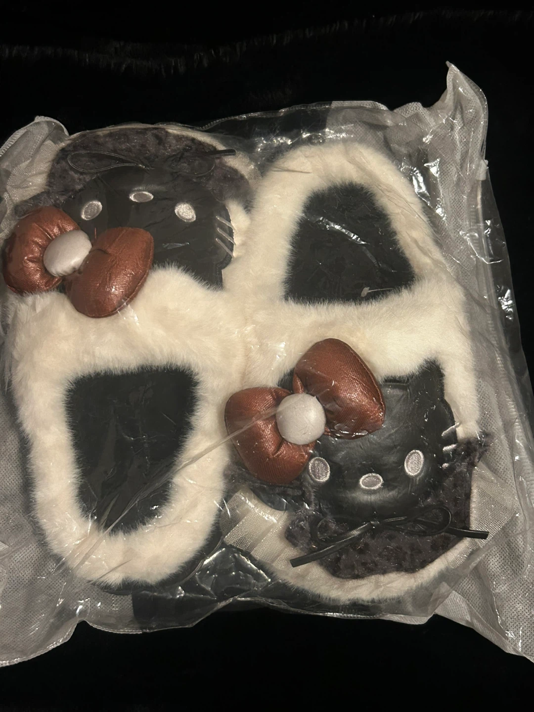 Hello Kitty Faux Fur Slippers