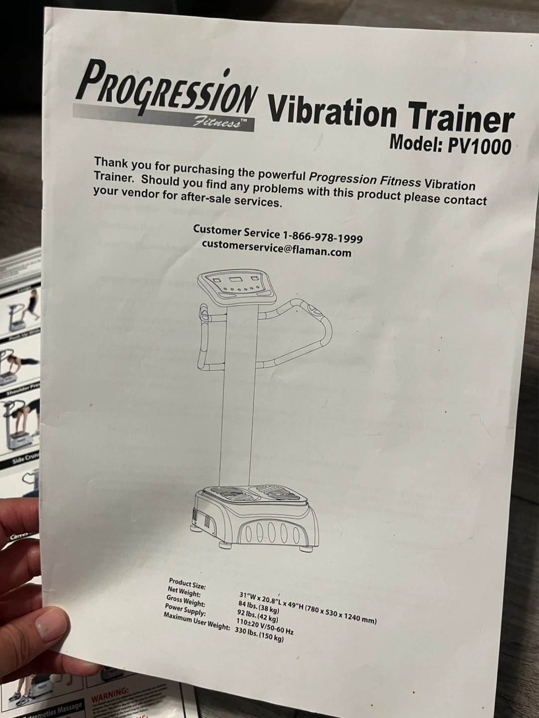 Progression Fitness Vibration Trainer PV1000 - photo 3