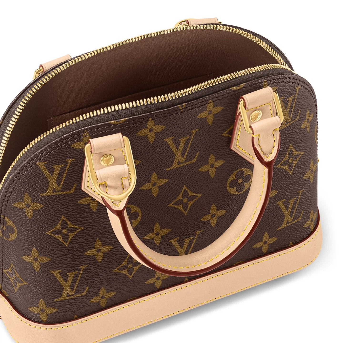 Louis Vuitton Alma BB Monogram Canvas Handbag - photo 3