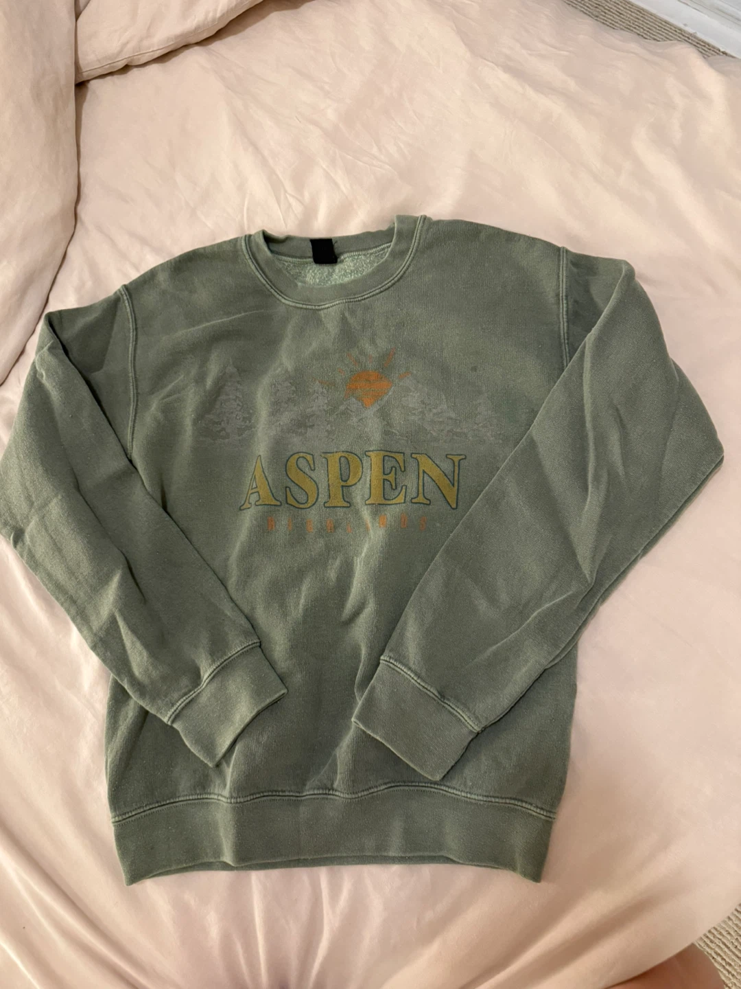 Green Aspen Crewneck Sweatshirt