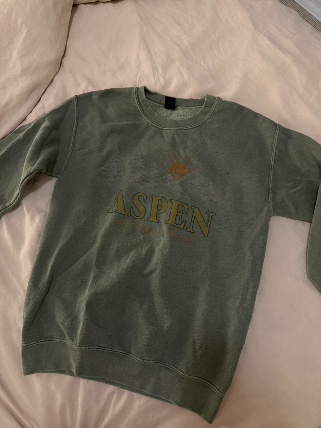 Green Aspen Crewneck Sweatshirt - photo 4