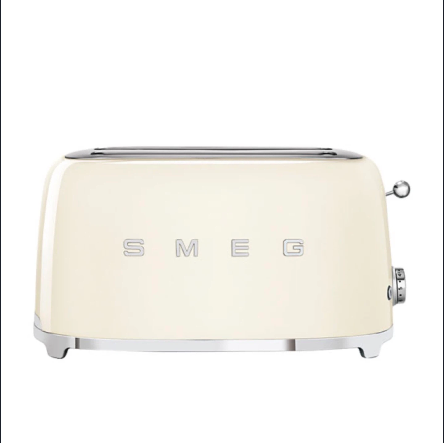 Smeg 50's Style Retro Long Slot Toaster - 4-Slice - Cream - photo 2