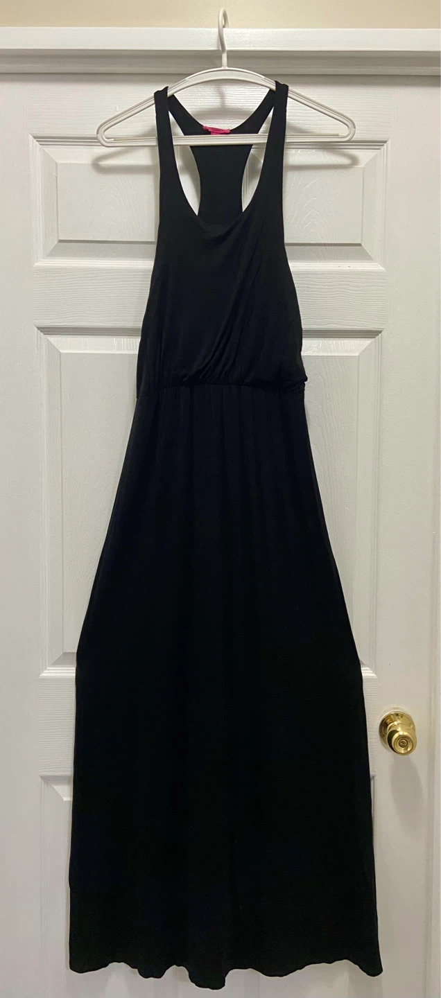 Black Racerback Maxi Dress Size M - photo 2