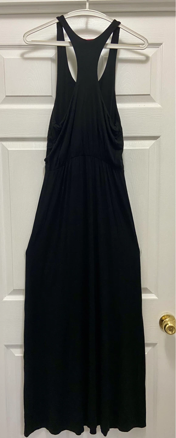 Black Racerback Maxi Dress Size M - photo 3