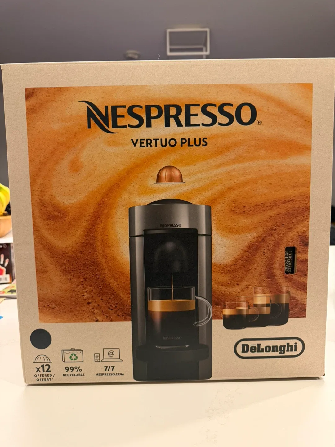 NESPRESSO VERTUO PLUS MACHINE, GREY - photo 2