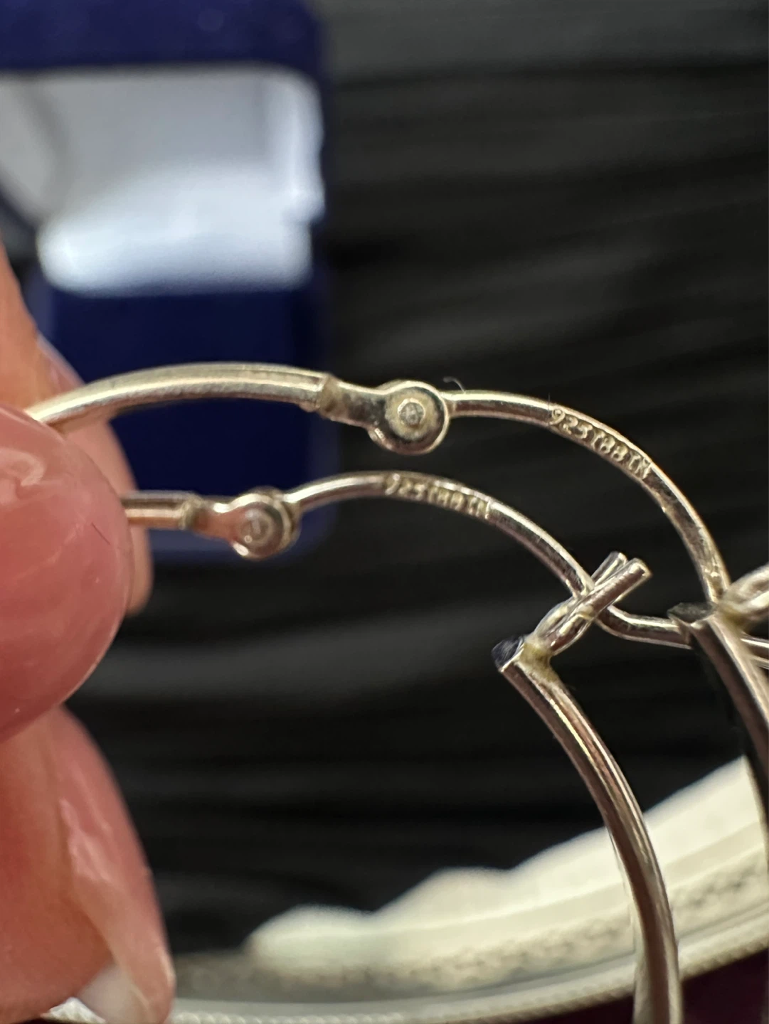 Sterling Silver Hoop Earrings - photo 4
