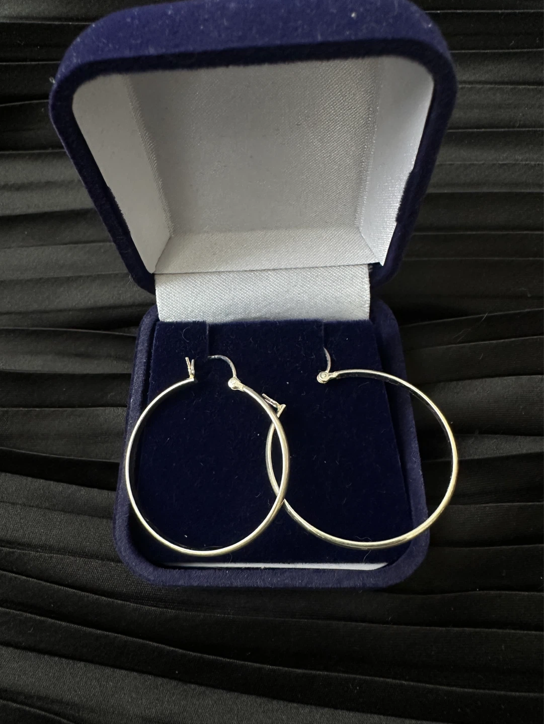 Sterling Silver Hoop Earrings - photo 2