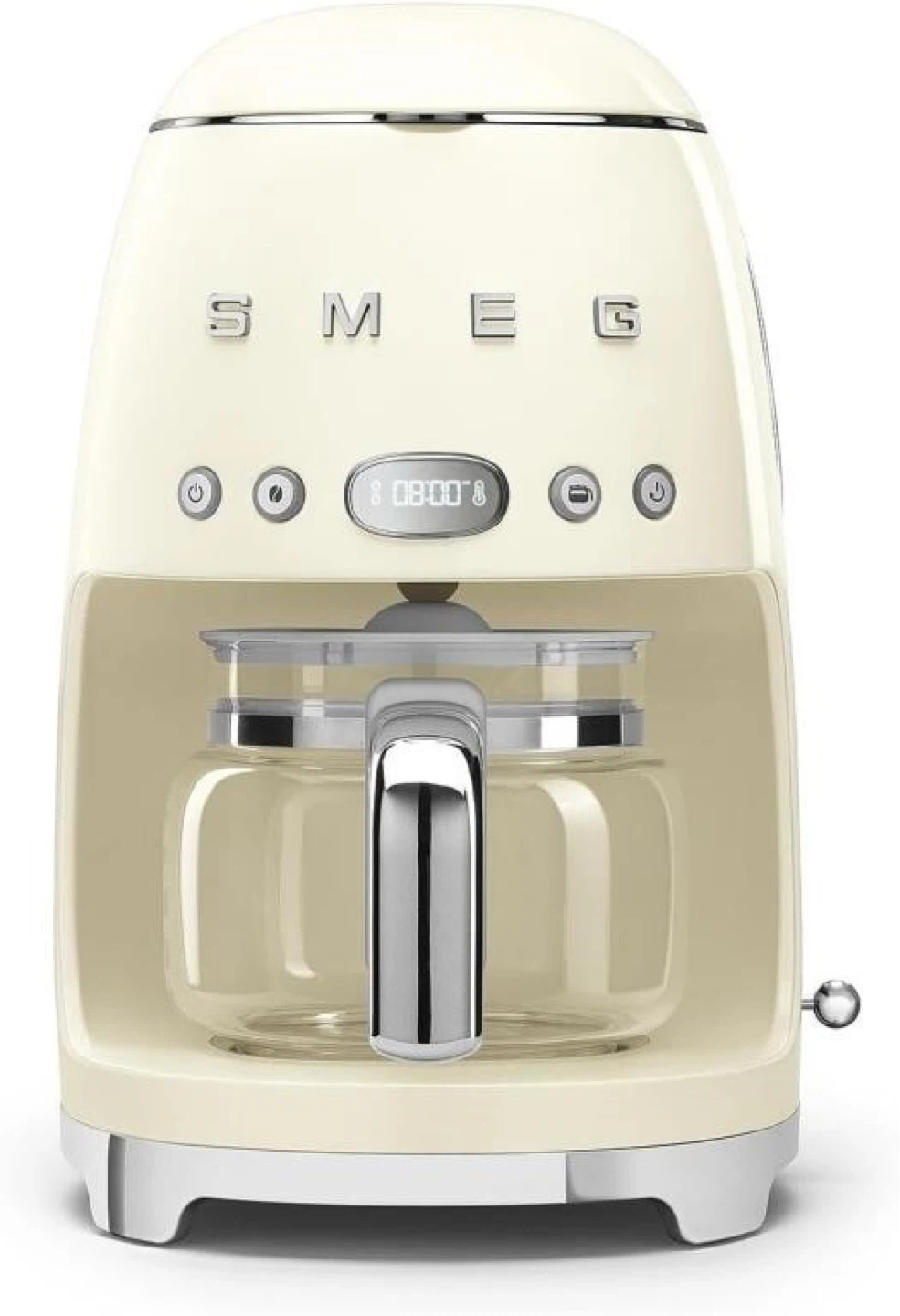 SMEG 50'S DRIP COFFEE MACHINE, 10-CUP, CREAM - photo 3