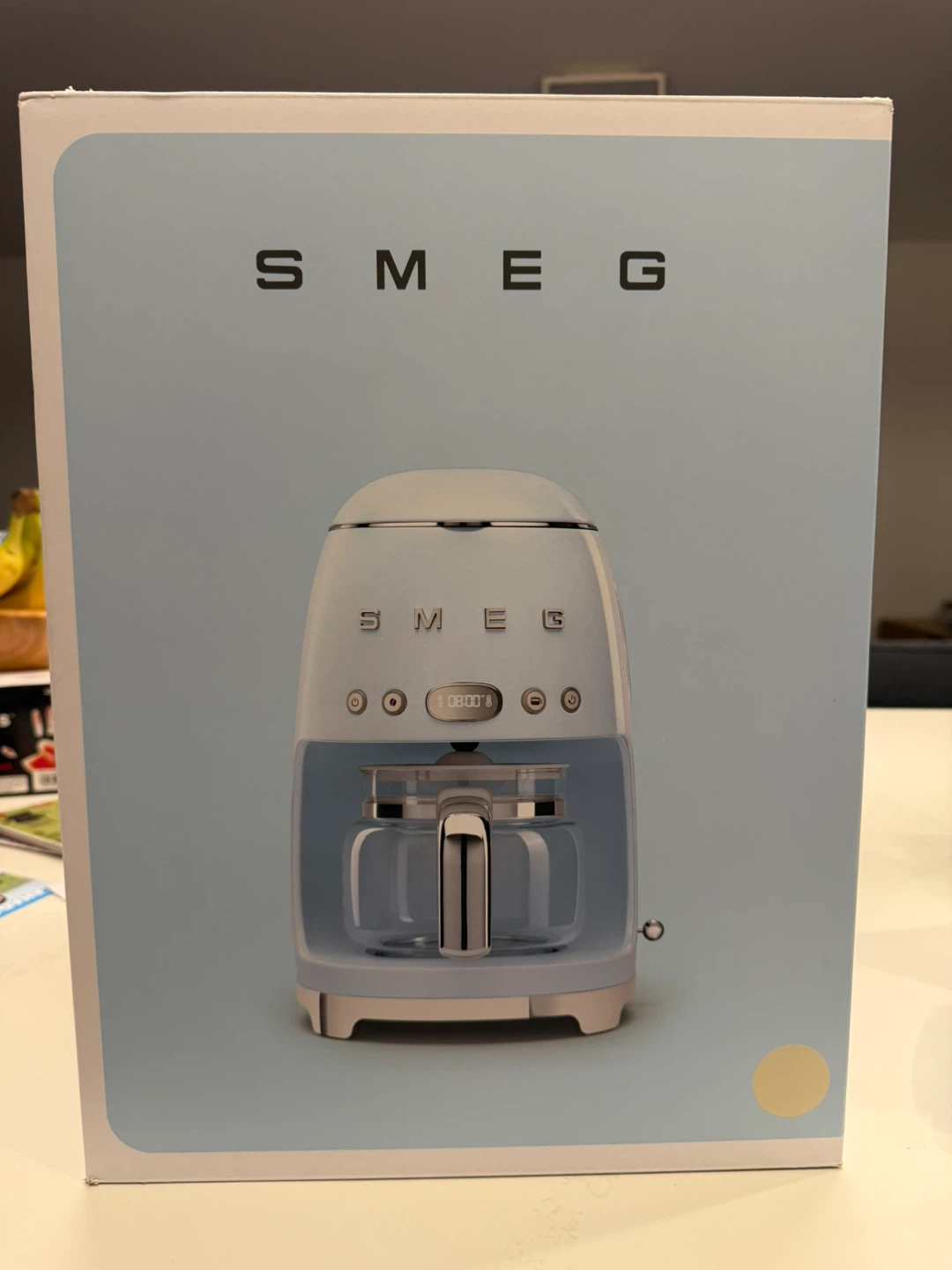 SMEG 50'S DRIP COFFEE MACHINE, 10-CUP, CREAM