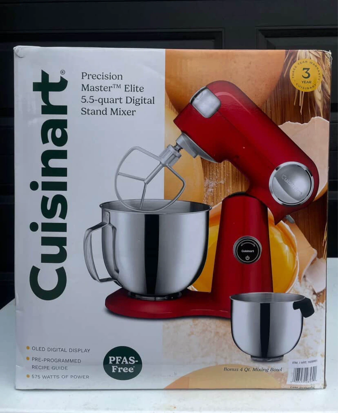 Cuisinart Precision Master Elite 5.5-quart Mixer - Red