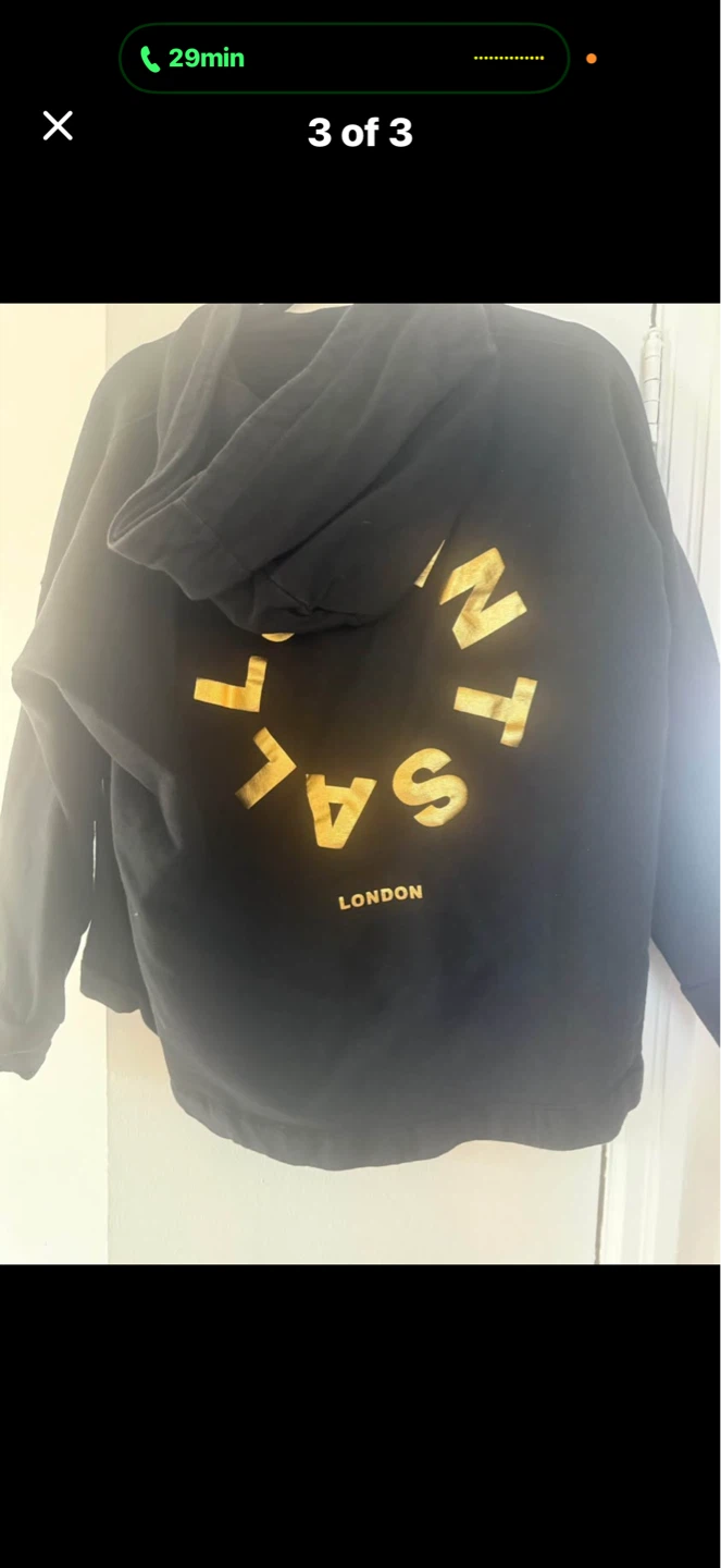 Saint London Black Hoodie
