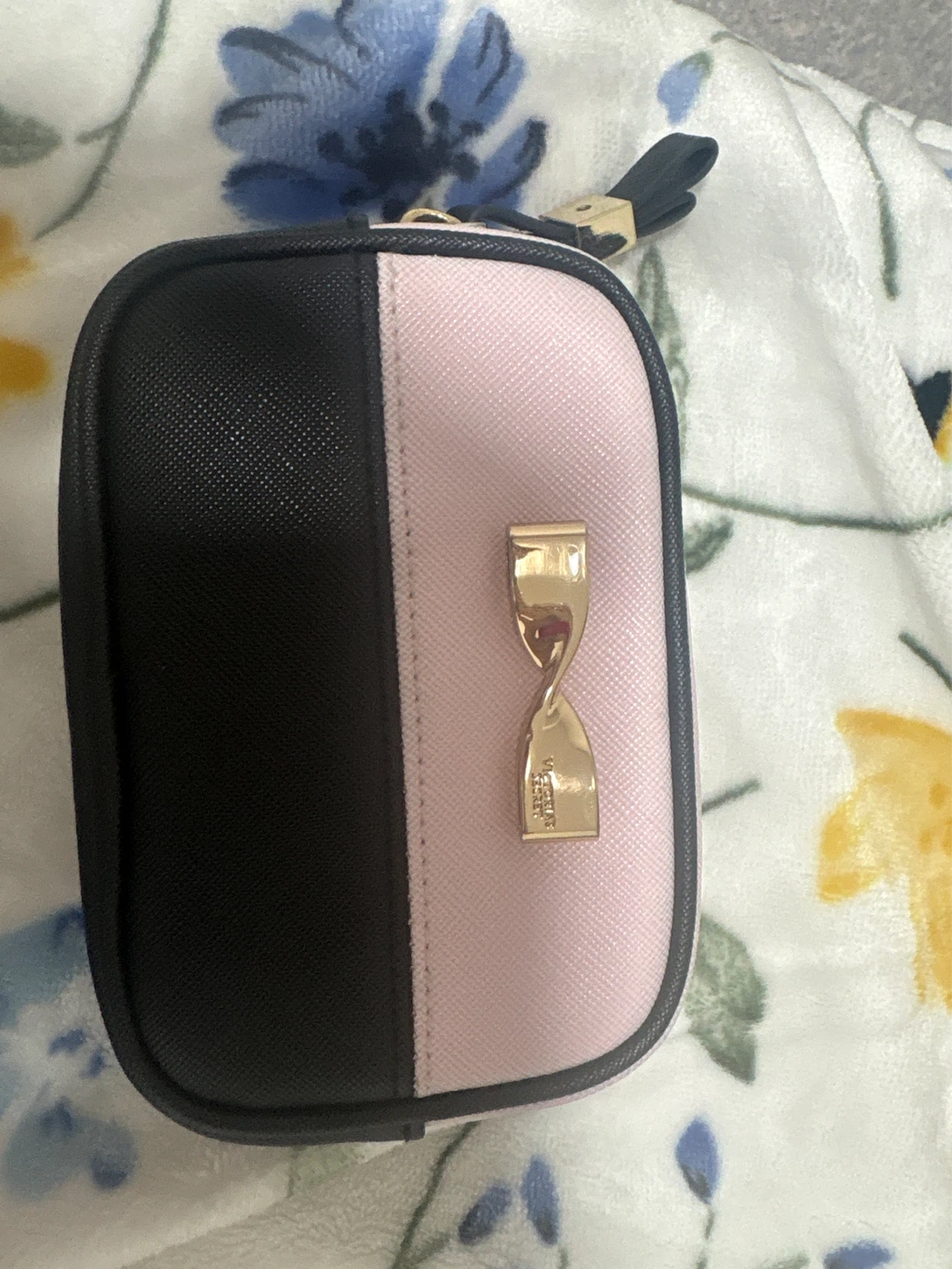 Victoria's Secret Black & Pink Cosmetic Bag