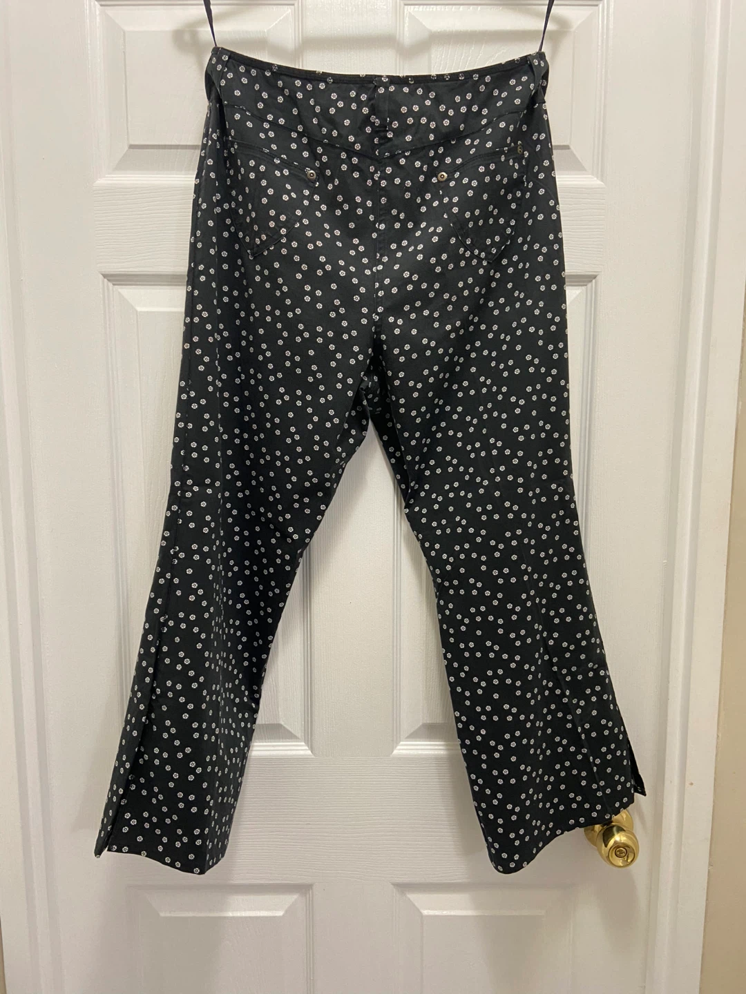 Ideology Black Floral Wide Leg Pants - photo 4