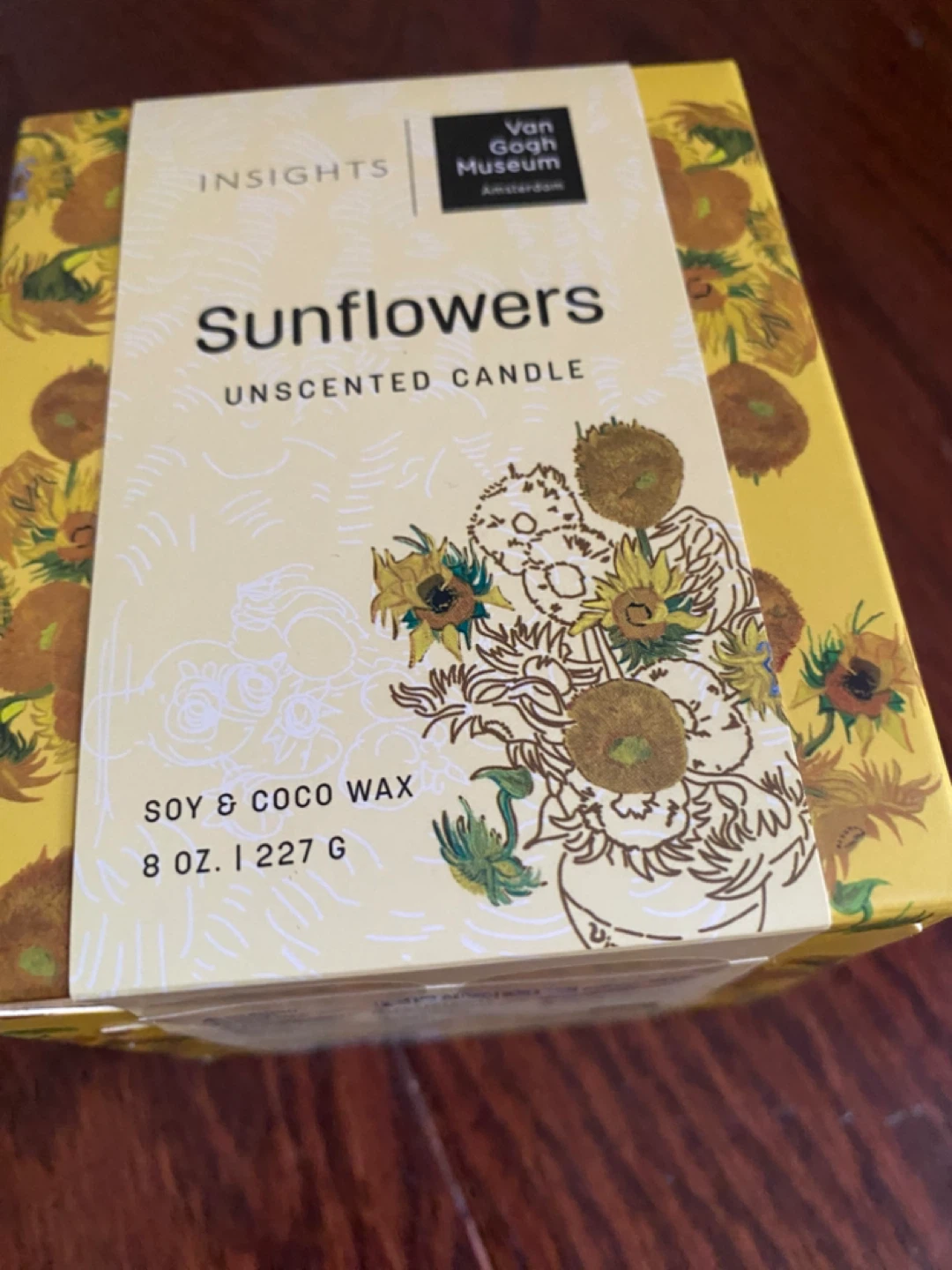 Van Gogh Museum Sunflowers  Candle - photo 5
