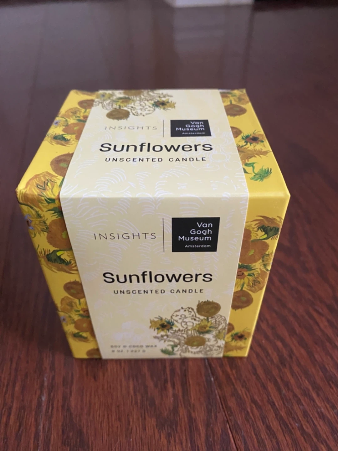 Van Gogh Museum Sunflowers  Candle