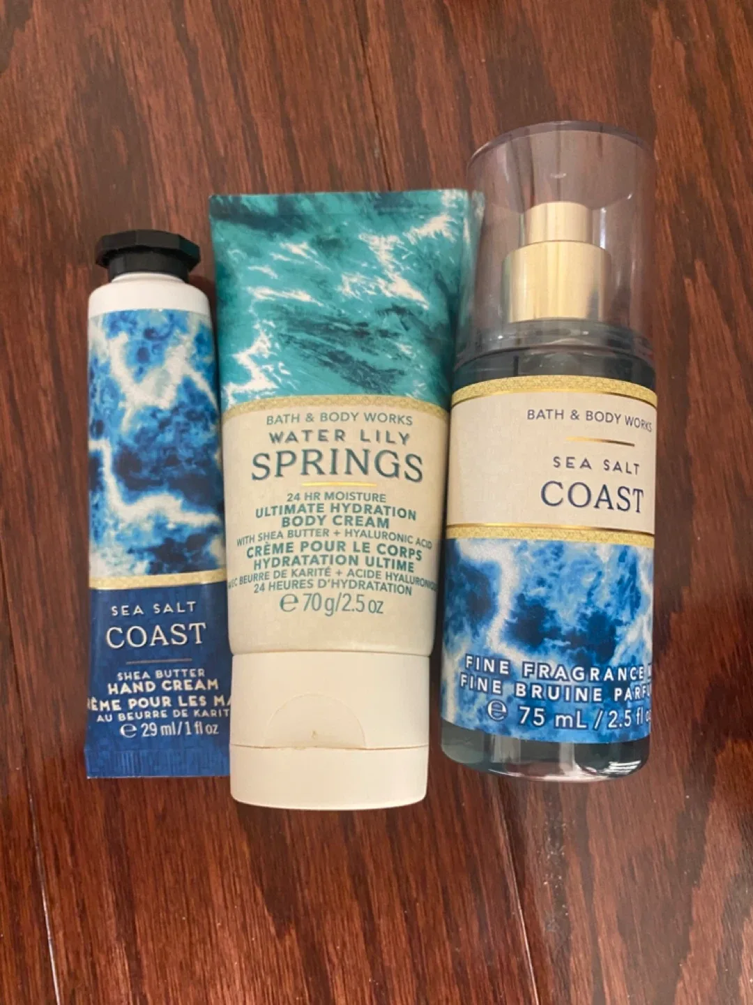Bath & Body Works Sea Salt Coast & Water Lily Springs Set - photo 2