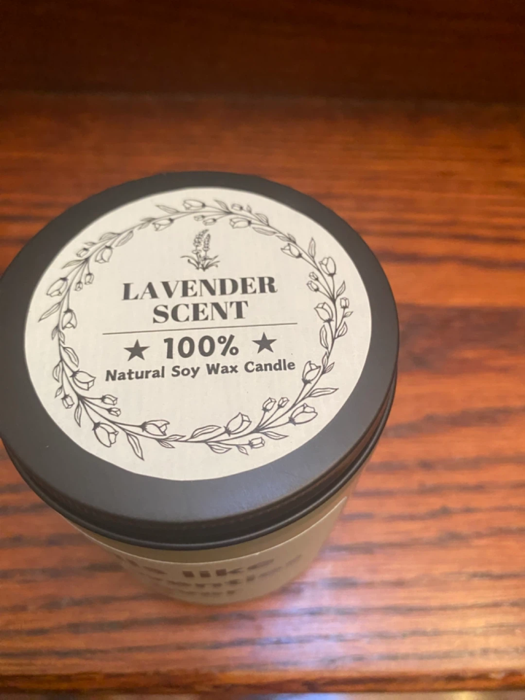 Lavender Scent  Wax Candle - photo 2