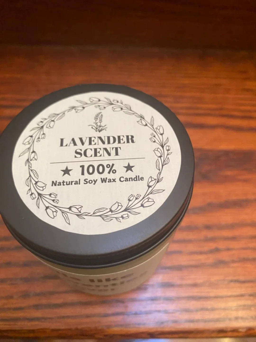 Lavender Scent  Wax Candle - photo 2