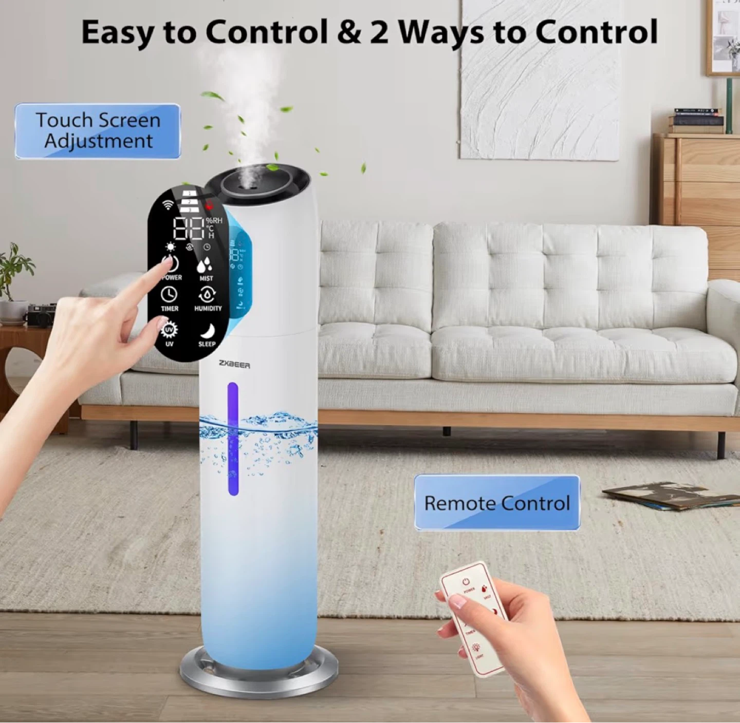 ZXBEER 9L Ultrasonic Humidifier (MOVING SALE) - photo 5