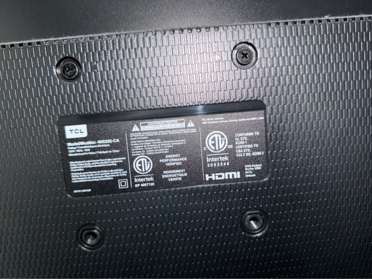 TCL 40” LED TV – $200 Negotiable - photo 4