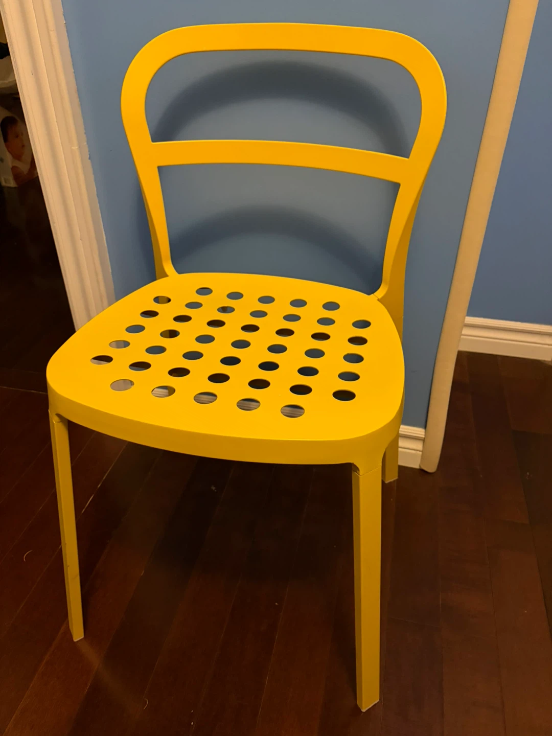 Yellow Metal Chair