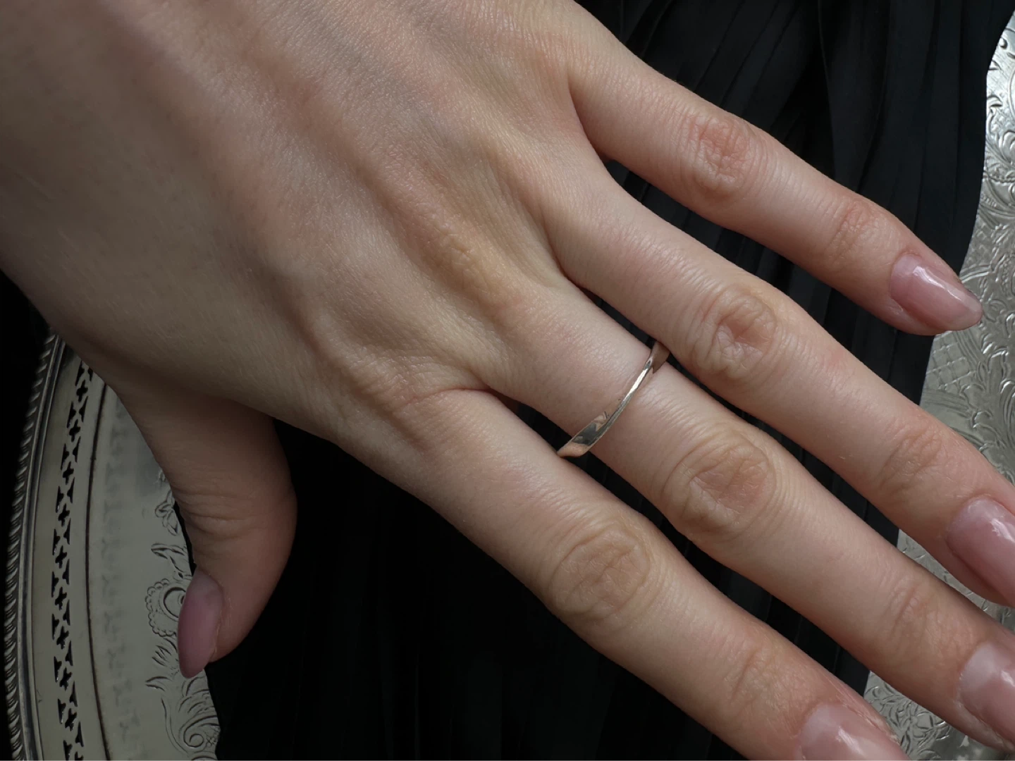 Unisex Silver Ring