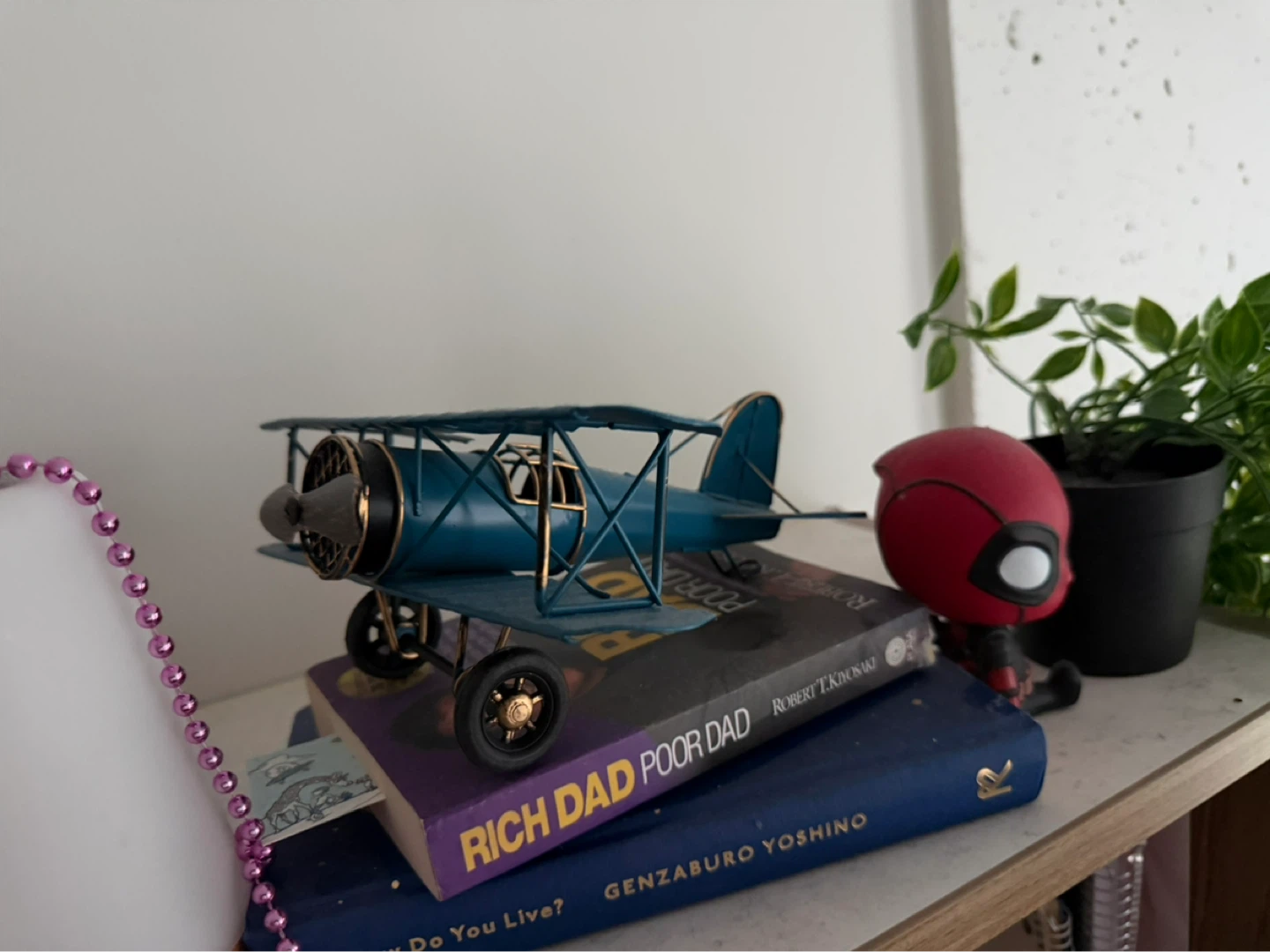 Teal Biplane Model + Room Decoration Items Bundle – $45 for All - photo 5