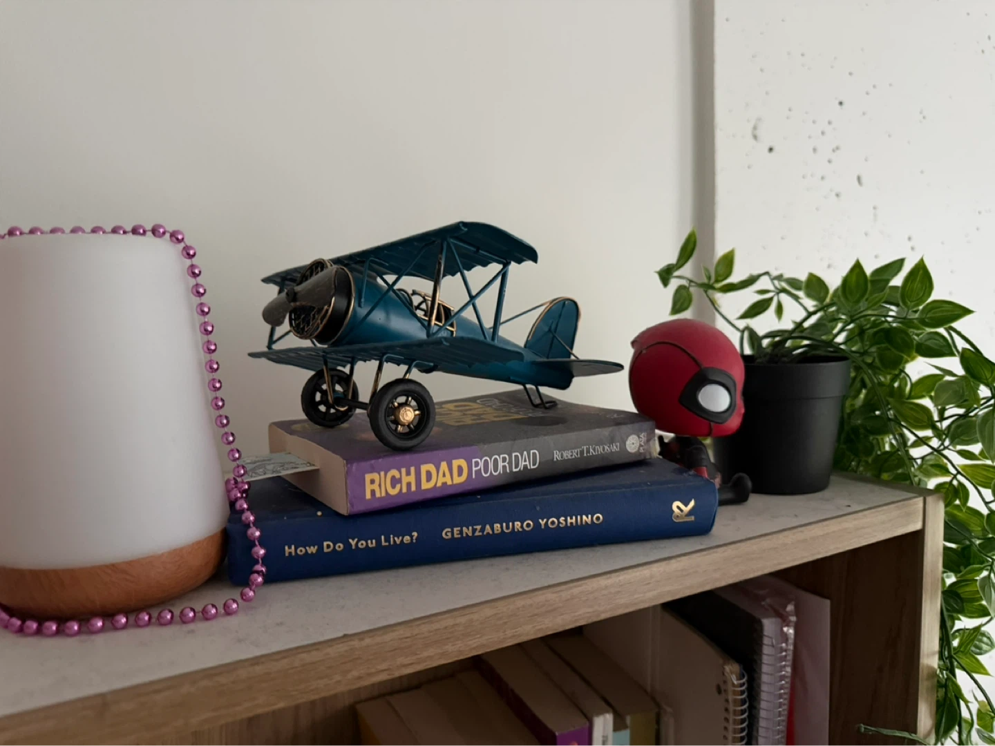 Teal Biplane Model + Room Decoration Items Bundle – $45 for All - photo 2