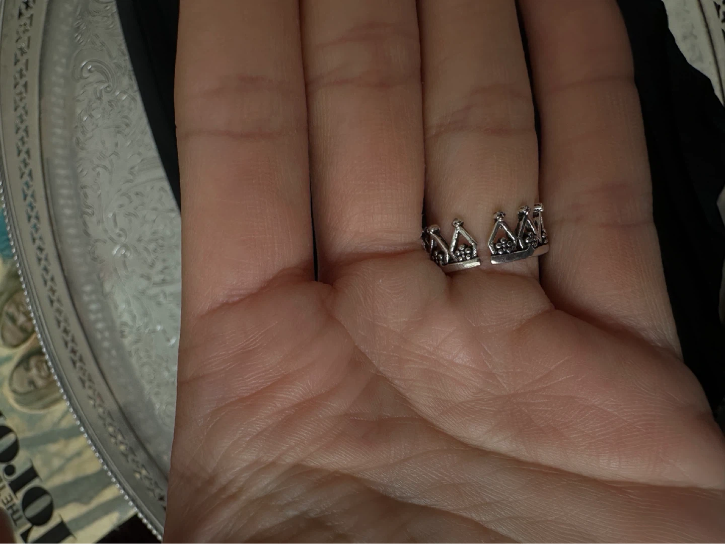 Crown Ring Sterling Silver S925 - photo 2