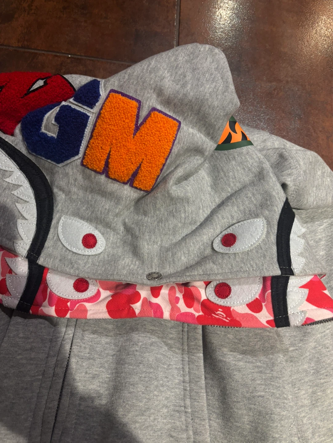 Bape Full Zip Shark Hoodie - photo 3