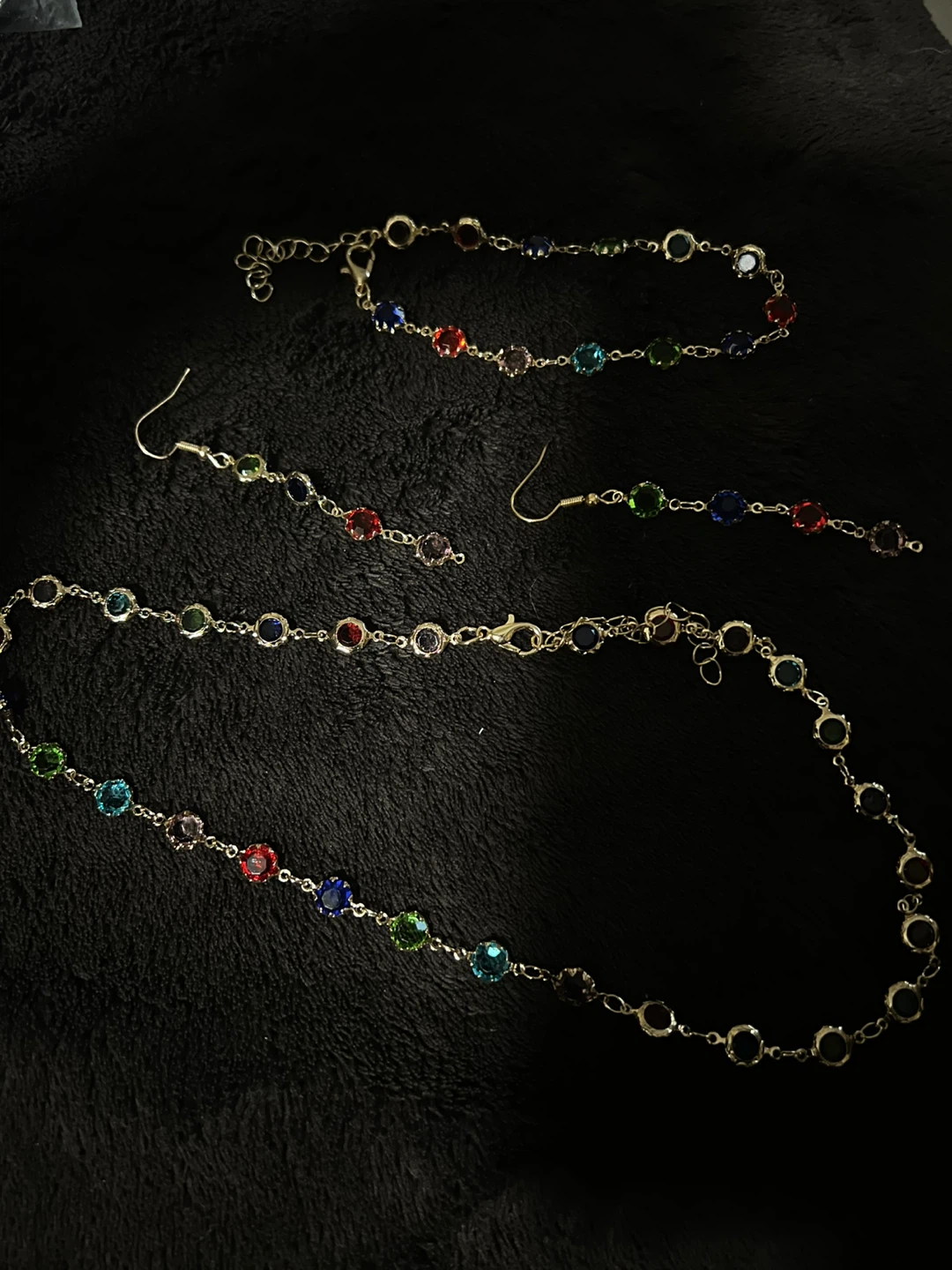 Multi-color Gemstone Jewelry Set