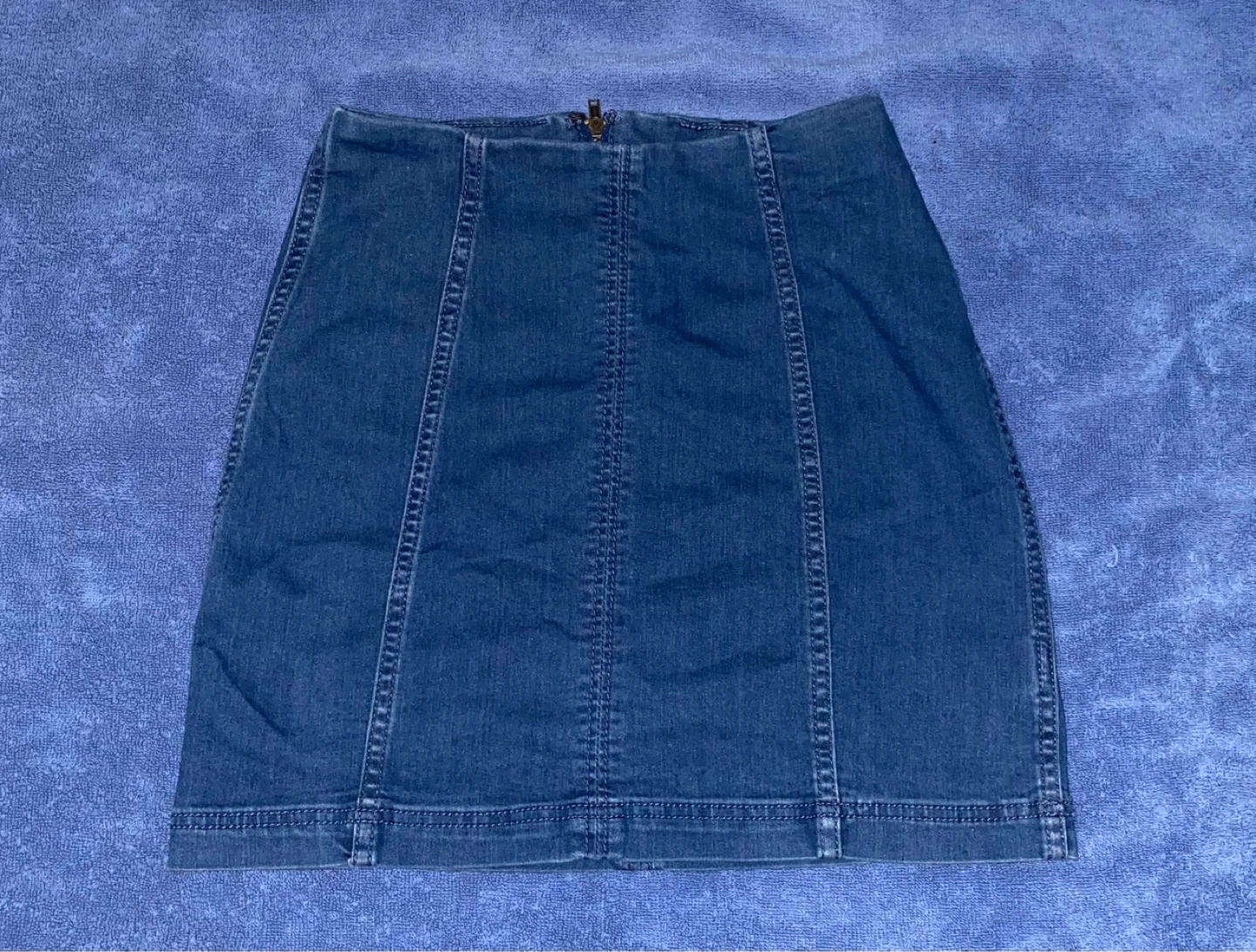 Free People Denim Mini Skirt Size 4