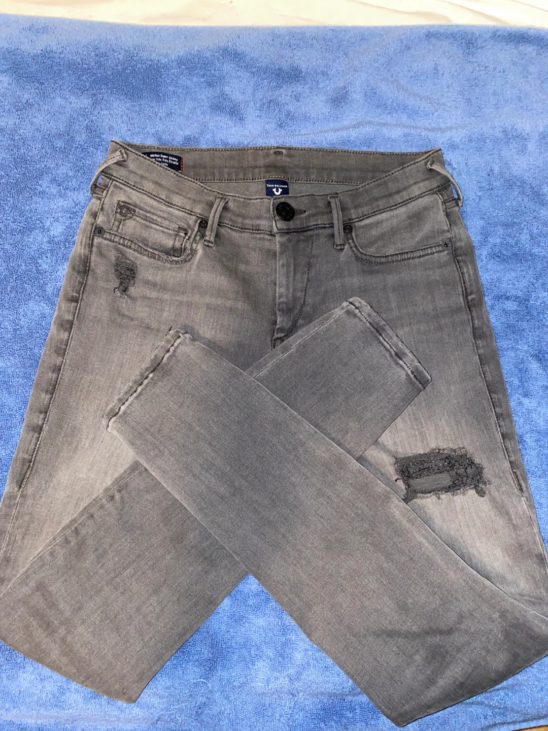 True Religion  Halle Grey Jeans Size 27