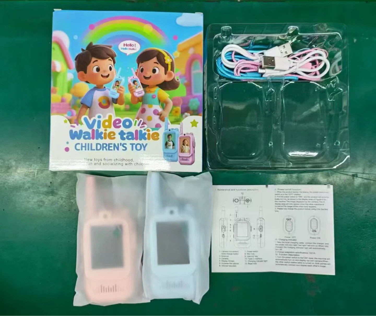 Children's Video Walkie Talkie Set - photo 2