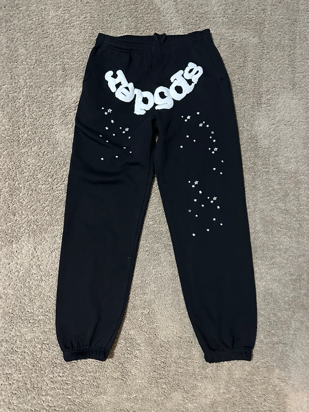 Black Sp5der Pant