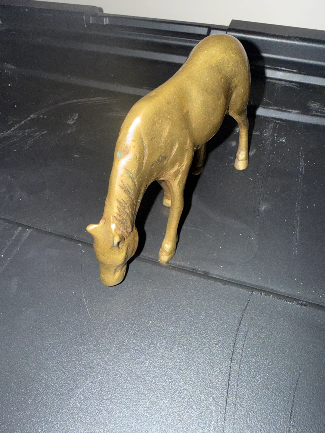 Set of 4 Brass Horse Figurines - photo 5