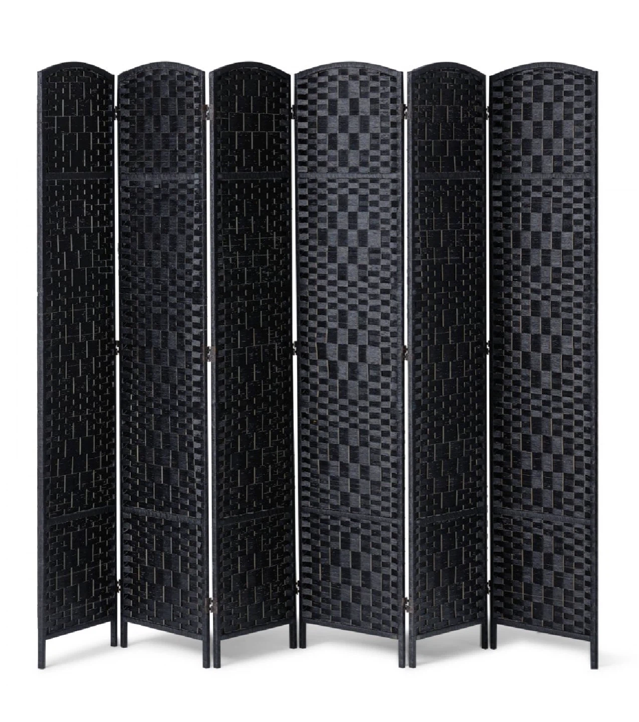 6-Panel Woven Room Divider