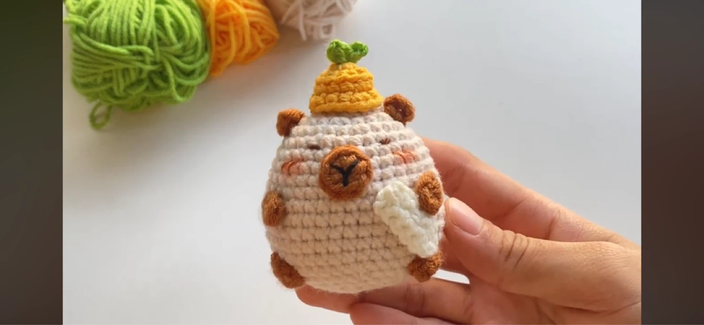 Handmade Crochet Animal Charm