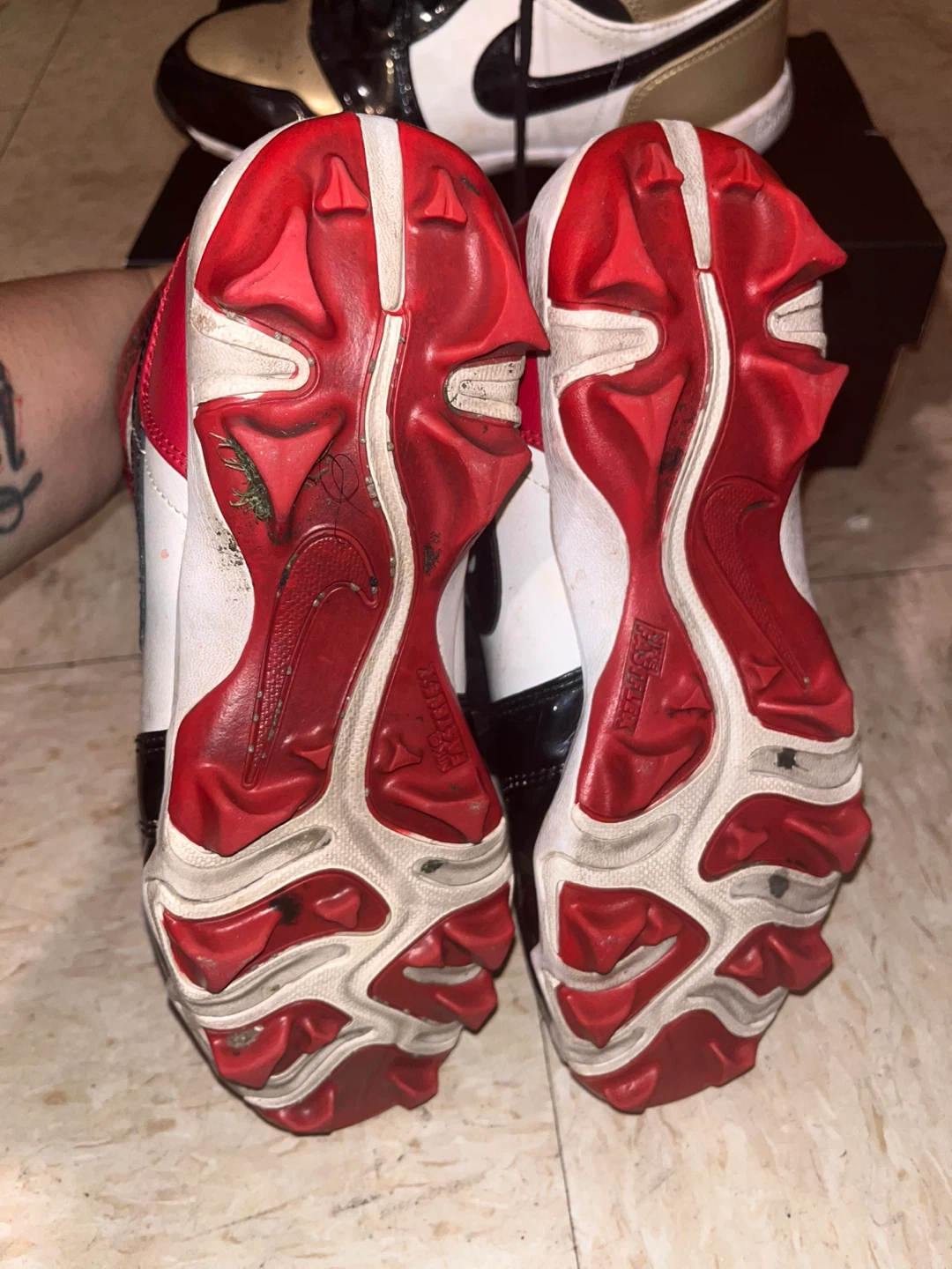 Nike Air Jordan 1 High Top Cleats - photo 4
