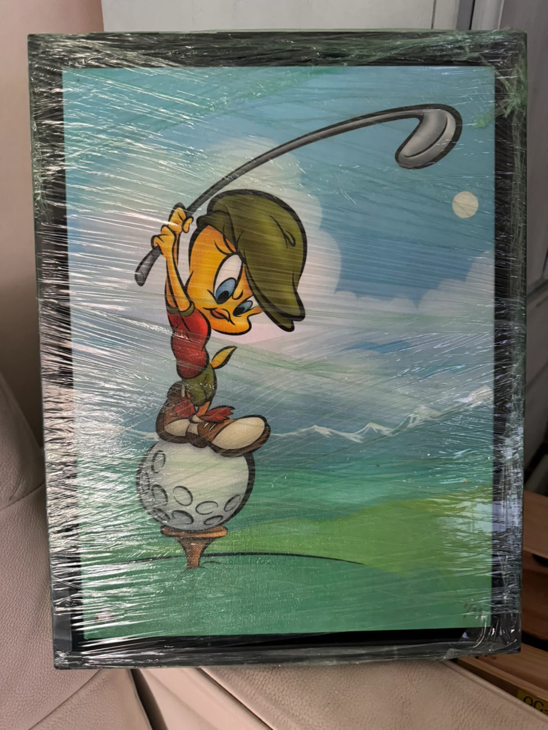 Tweety Bird Golf Canvas Art