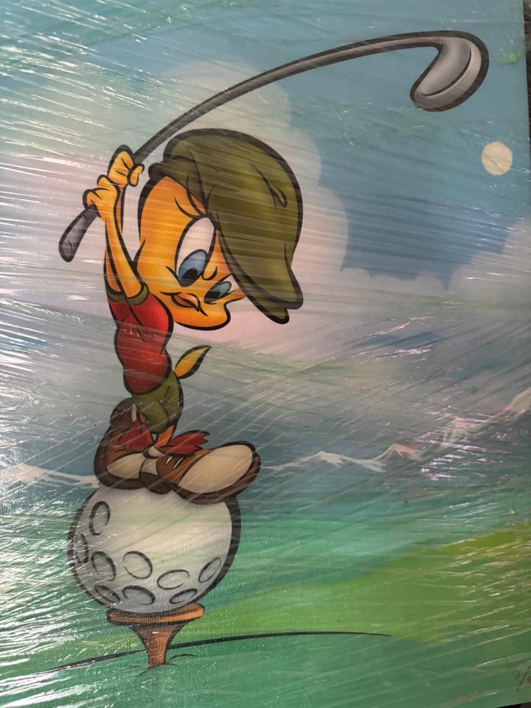 Tweety Bird Golf Canvas Art - photo 3
