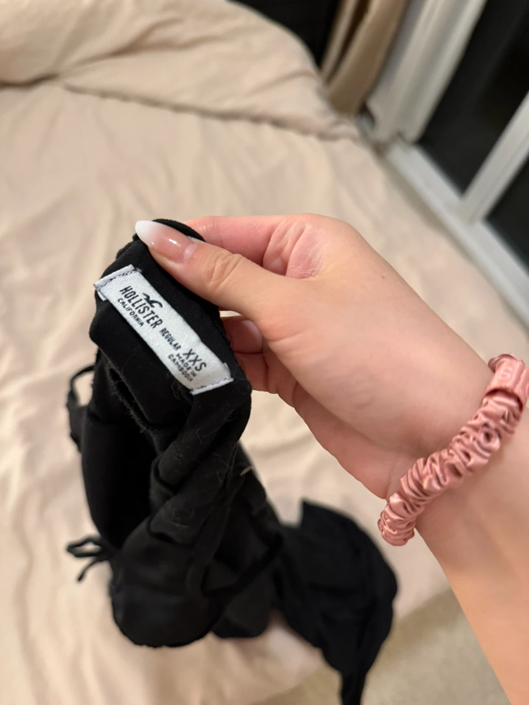 Hollister Black Slip Dress with Slit - photo 3