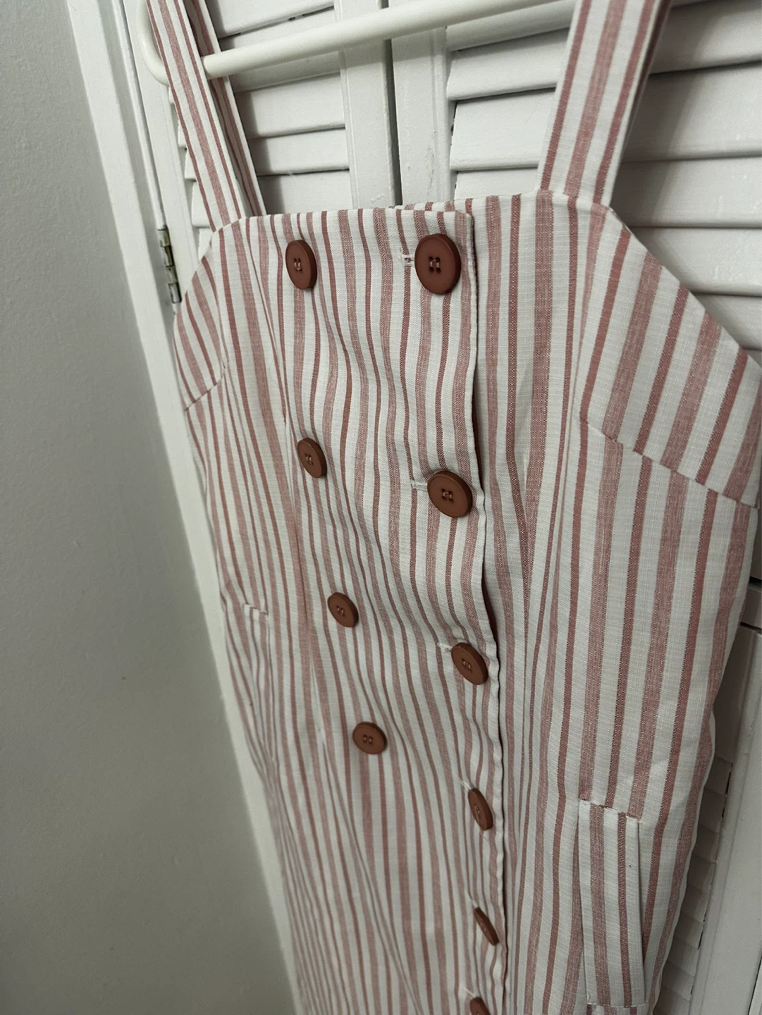 Din Kou Striped Button-Front Dress - photo 3