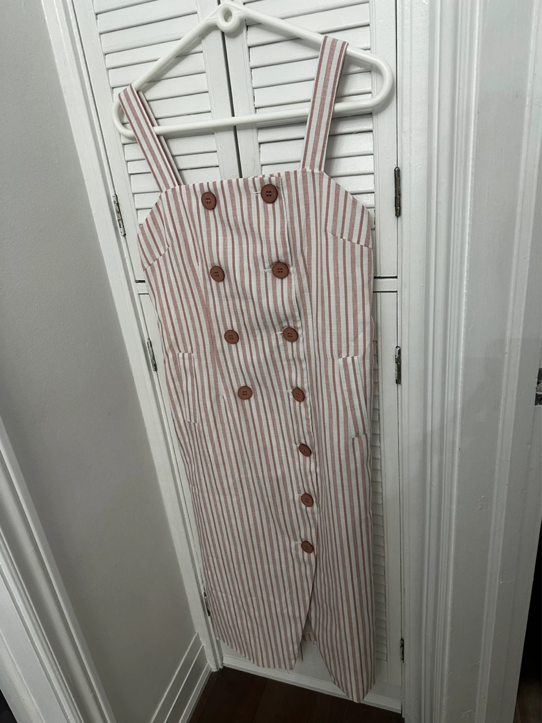 Din Kou Striped Button-Front Dress - photo 2
