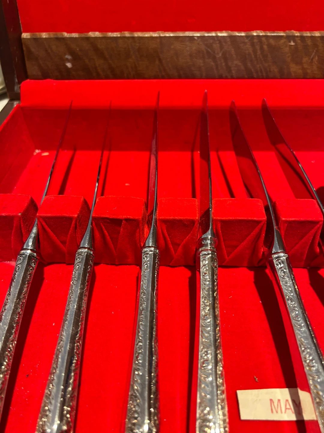Silver Plated Flatware: “Mayflower” Pattern – 6 Place Settings - photo 2
