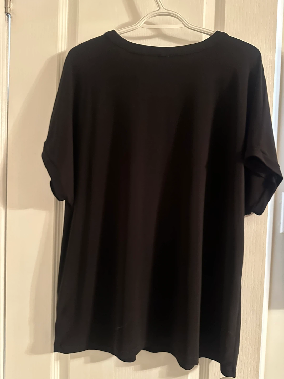 Anne Klein Black V-Neck Pocket Tunic Top - photo 3