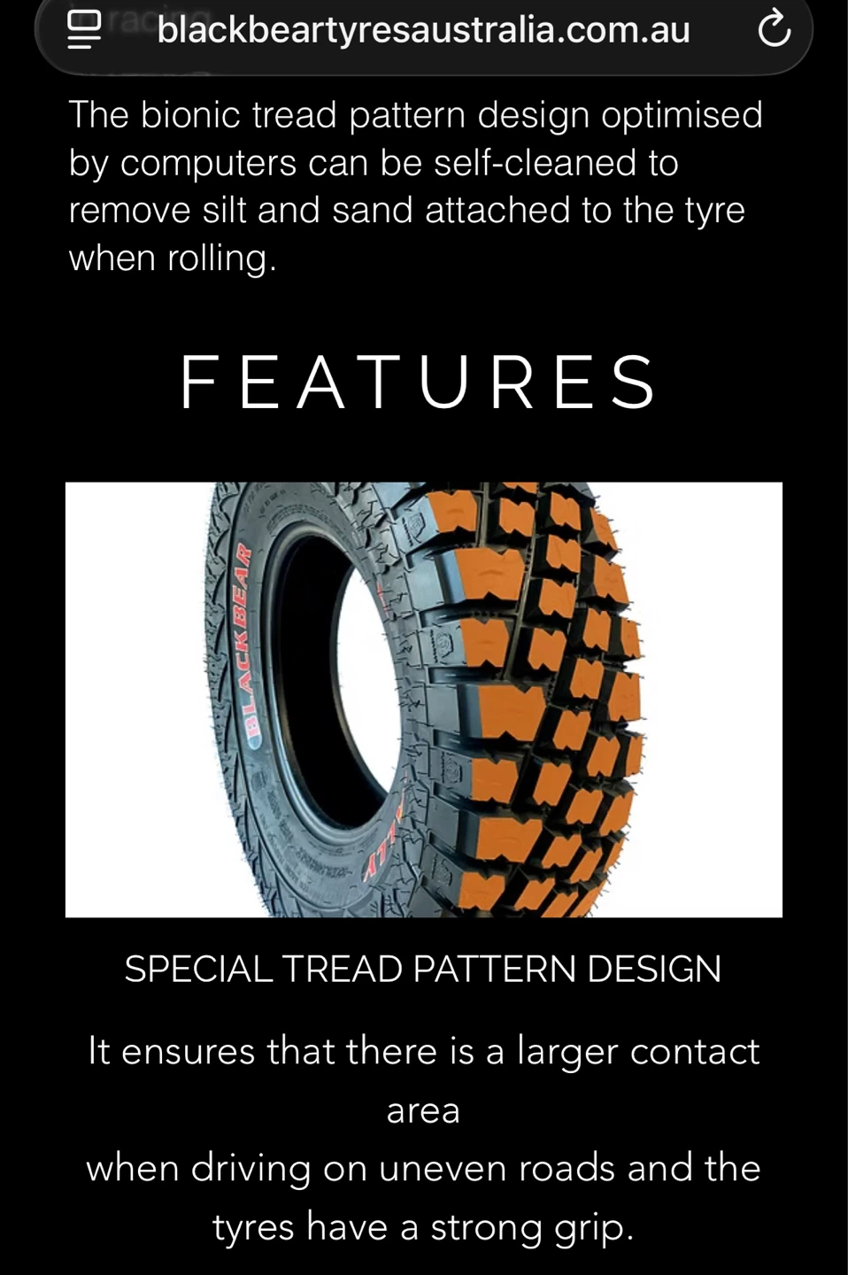 Black Bear BAJA RALLY Off-Road Tire - photo 4