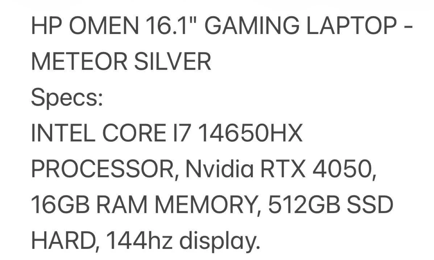 Gamer laptop